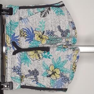 NWT American Eagle Girl's Gray Floral Shorts Size 10